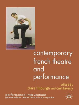cover image of Contemporary French Theatre and Performance